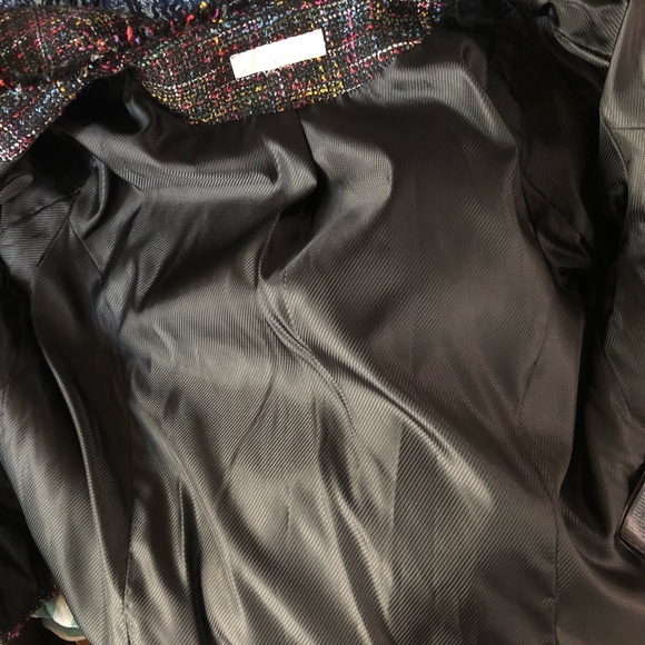 Women's Multicolor Tweed Jacket - Picture 7 of 7